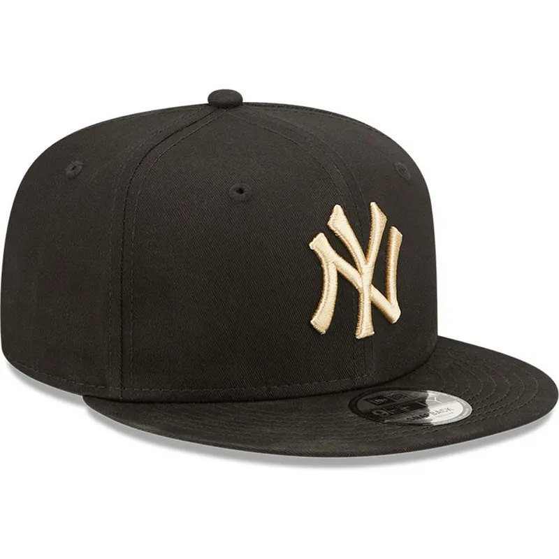 cappelli-piatta-nero-snapback-9fifty-league-essential-dei-new-york-yankees-mlb-di-new-era