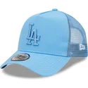 cappellino-trucker-blu-con-logo-blu-a-frame-tonal-mesh-dei-los-angeles-dodgers-mlb-di-new-era