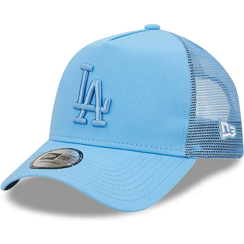 cappelli-curva-blu-snapback-a-frame-tonal-mesh-dei-los-angeles-dodgers-mlb-di-new-era