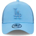 cappellino-trucker-blu-con-logo-blu-a-frame-tonal-mesh-dei-los-angeles-dodgers-mlb-di-new-era