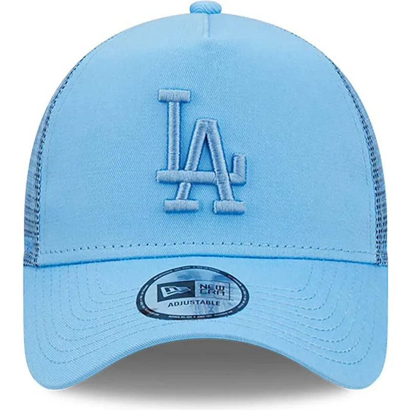 cappelli-curva-blu-snapback-a-frame-tonal-mesh-dei-los-angeles-dodgers-mlb-di-new-era