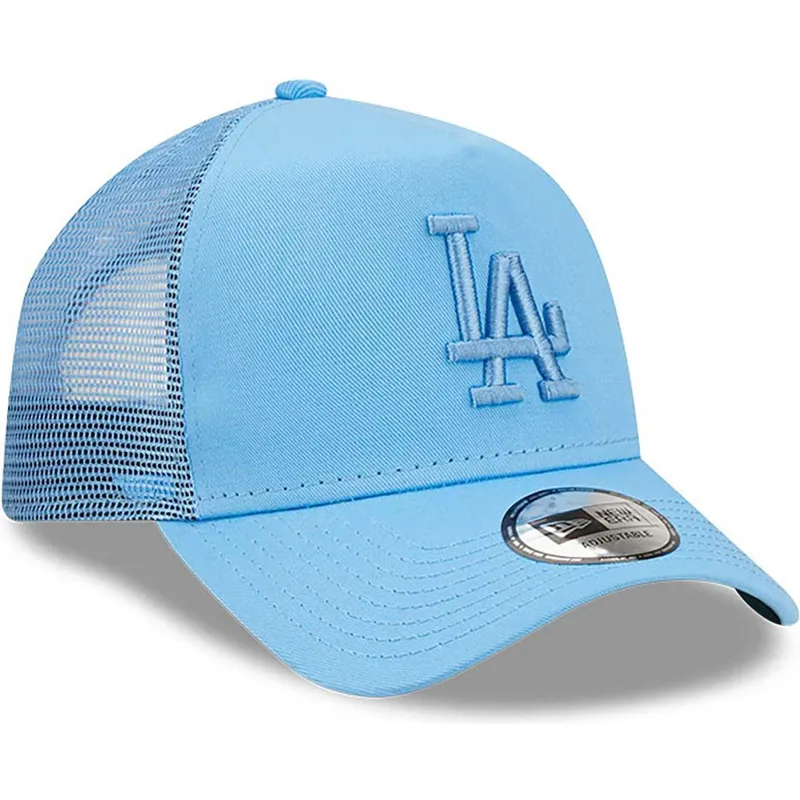 cappelli-curva-blu-snapback-a-frame-tonal-mesh-dei-los-angeles-dodgers-mlb-di-new-era