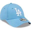 cappelli-curva-blu-cinghia-regolabile-per-bambino-9forty-league-essential-dei-los-angeles-dodgers-mlb-di-new-era