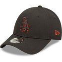 new-era-curved-brim-9forty-team-outline-los-angeles-dodgers-mlb-black-adjustable-cap