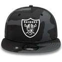 cappelli-piatta-mimetizzazione-snapback-negro-9fifty-team-dei-las-vegas-raiders-nfl-di-new-era