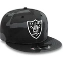 cappelli-piatta-mimetizzazione-snapback-negro-9fifty-team-dei-las-vegas-raiders-nfl-di-new-era