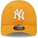 cappelli-curva-arancia-cinghia-regolabile-per-bambino-pequeno-9forty-league-essential-dei-new-york-yankees-mlb-di-new-era