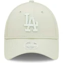 cappelli-curva-verde-cinghia-regolabile-claro-claro-9forty-league-essential-dei-los-angeles-dodgers-mlb-di-new-era