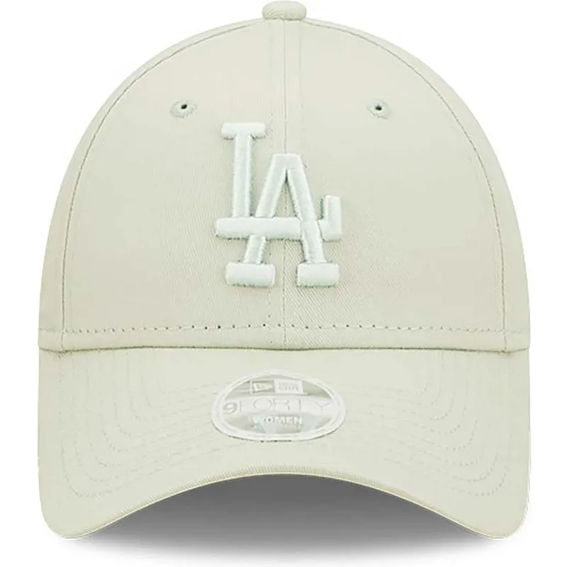 cappelli-curva-verde-cinghia-regolabile-claro-claro-9forty-league-essential-dei-los-angeles-dodgers-mlb-di-new-era