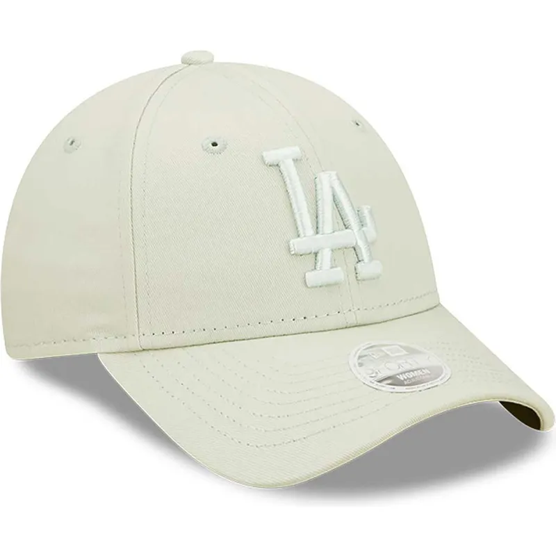 cappelli-curva-verde-cinghia-regolabile-claro-claro-9forty-league-essential-dei-los-angeles-dodgers-mlb-di-new-era