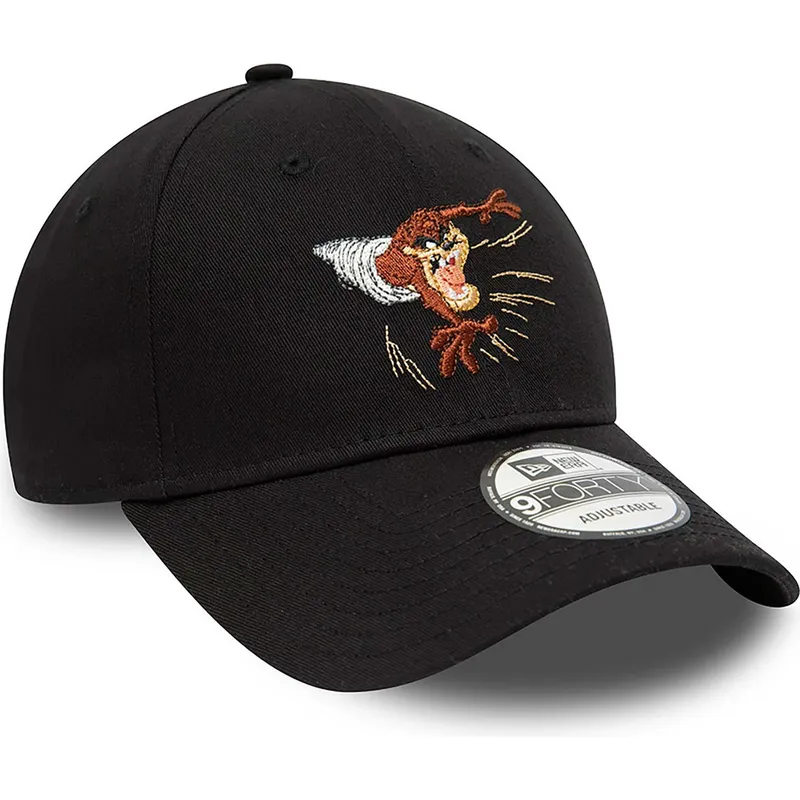 cappelli-curva-nero-cinghia-regolabile-9forty-de-diablo-dei-tasmania-looney-tunes-di-new-era