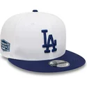 cappelli-piatta-bianco-snapback-9fifty-crown-patches-dei-los-angeles-dodgers-mlb-di-new-era