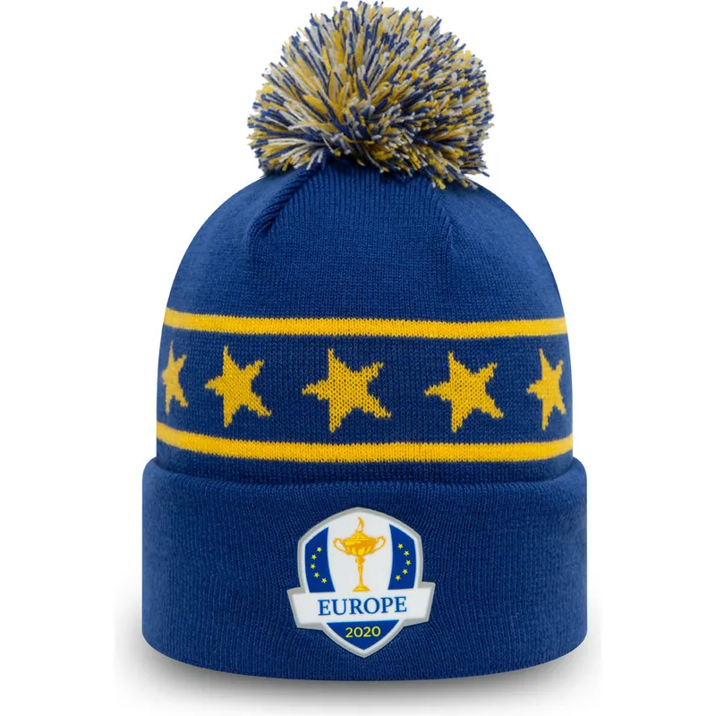 cappelli-pompon-blu-cuff-sunday-bobble-dei-ryder-cup-europe-di-new-era