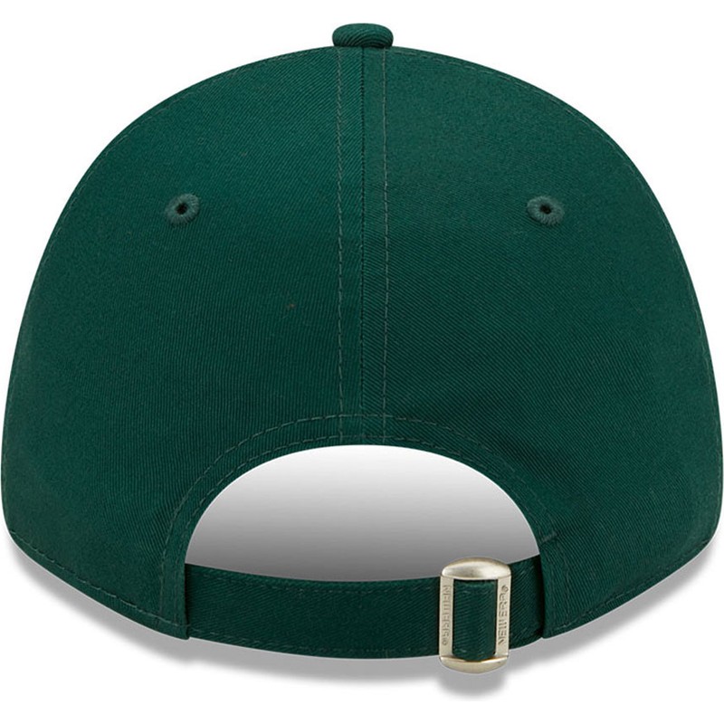 new-era-curved-brim-9forty-league-essential-new-york-yankees-mlb-dark-green-adjustable-cap