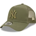 cappelli-curva-verde-snapback-a-frame-tonal-mesh-dei-new-york-yankees-mlb-di-new-era
