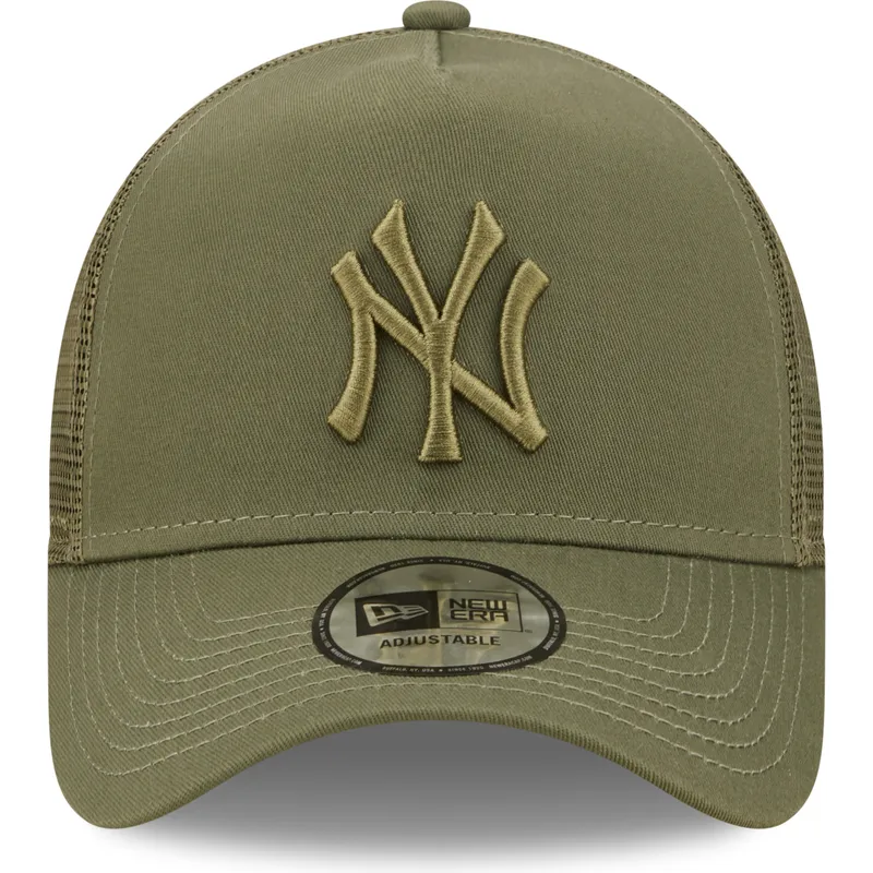 cappelli-curva-verde-snapback-a-frame-tonal-mesh-dei-new-york-yankees-mlb-di-new-era