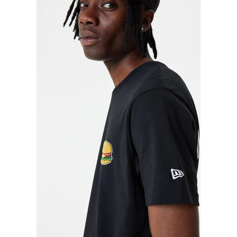 magliette-manica-corta-nero-dei-camiseta-manga-corta-negra-good-burger-good-life-food-graphic-di-new-era