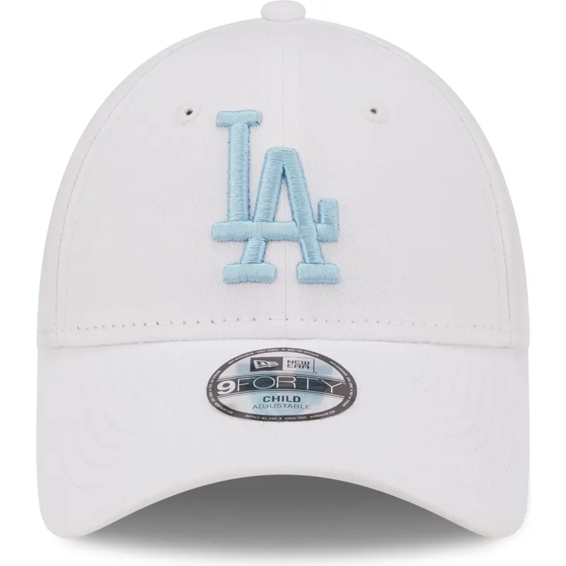 cappelli-curva-bianco-cinghia-regolabile-per-bambino-9forty-league-essential-dei-los-angeles-dodgers-mlb-di-new-era cappelli-curva-bianco-cinghia-regolabile-per-bambino-9forty-league-essential-dei-los-angeles-dodgers-mlb-di-new-era