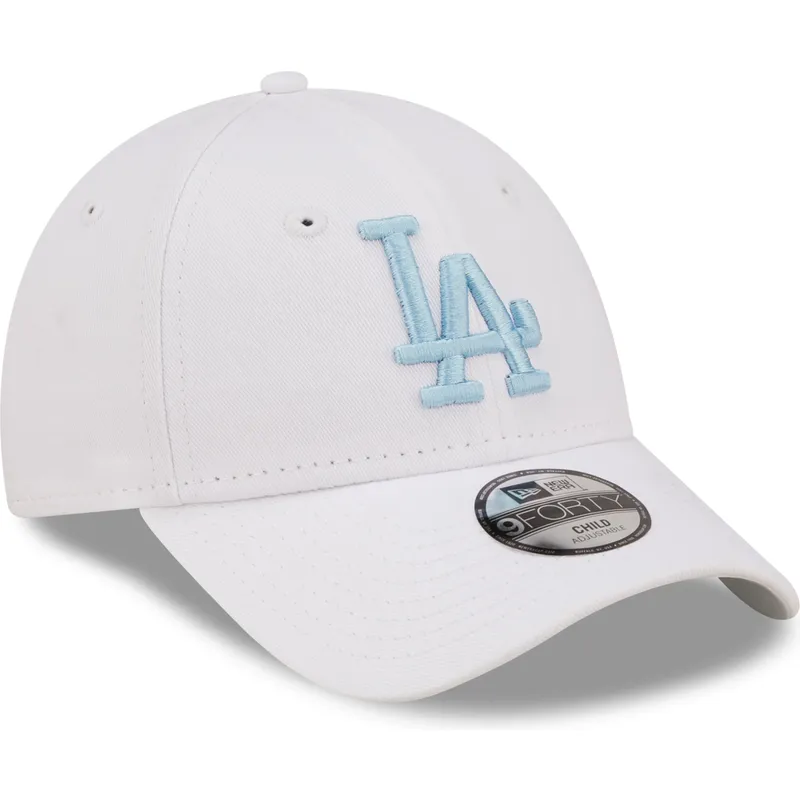 cappelli-curva-bianco-cinghia-regolabile-per-bambino-9forty-league-essential-dei-los-angeles-dodgers-mlb-di-new-era cappelli-curva-bianco-cinghia-regolabile-per-bambino-9forty-league-essential-dei-los-angeles-dodgers-mlb-di-new-era