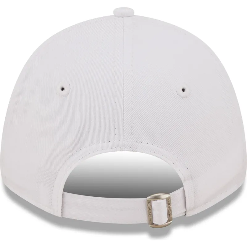 cappelli-curva-bianco-cinghia-regolabile-per-bambino-rosa-9forty-league-essential-dei-new-york-yankees-mlb-di-new-era