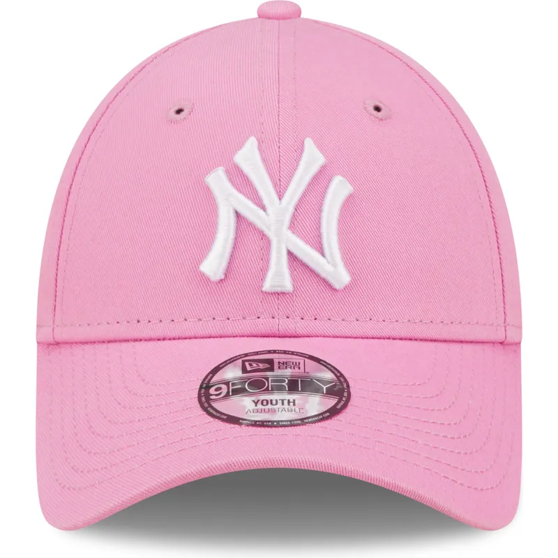 cappelli-curva-rosa-cinghia-regolabile-per-bambino-9forty-league-essential-dei-new-york-yankees-mlb-di-new-era cappelli-curva-rosa-cinghia-regolabile-per-bambino-9forty-league-essential-dei-new-york-yankees-mlb-di-new-era