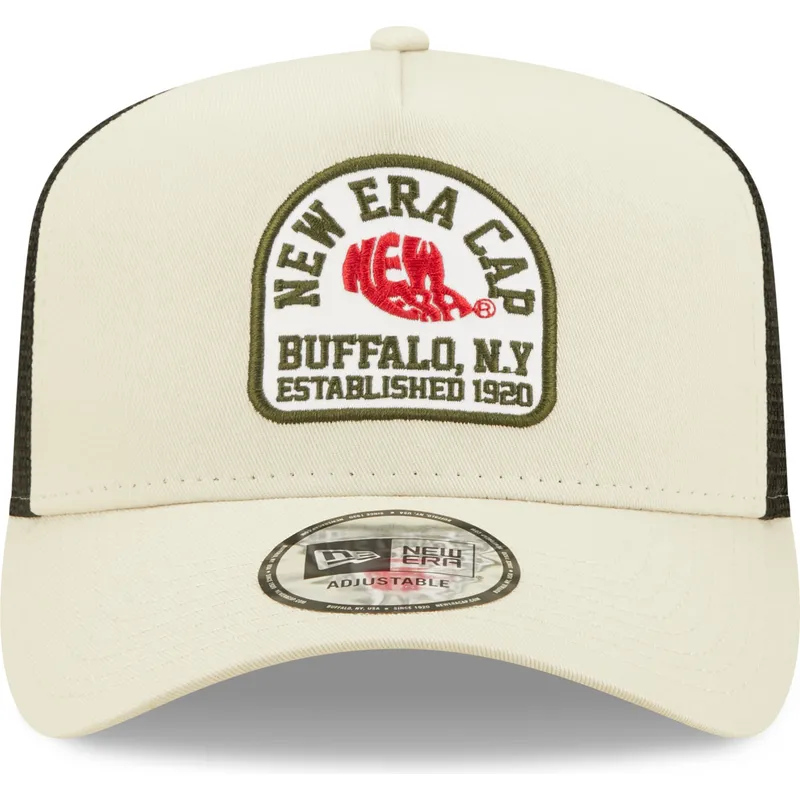cappelli-curva-beige-snapback-a-frame-di-new-era