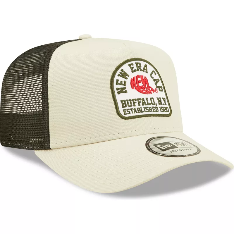 new-era-buffalo-new-york-a-frame-state-patch-beige-trucker-hat