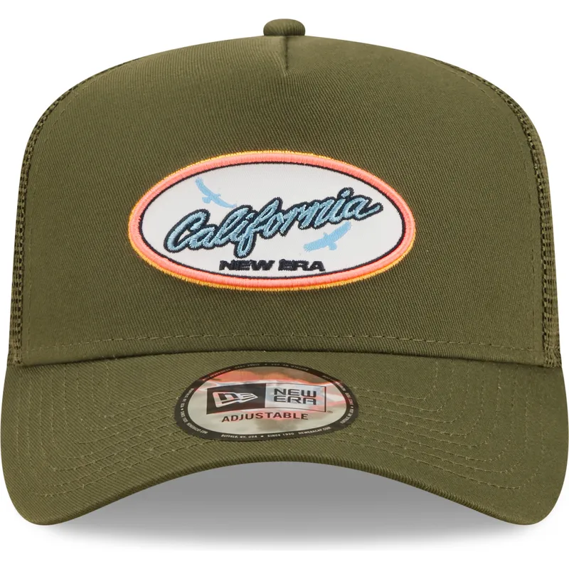 cappelli-curva-verde-snapback-a-frame-di-new-era