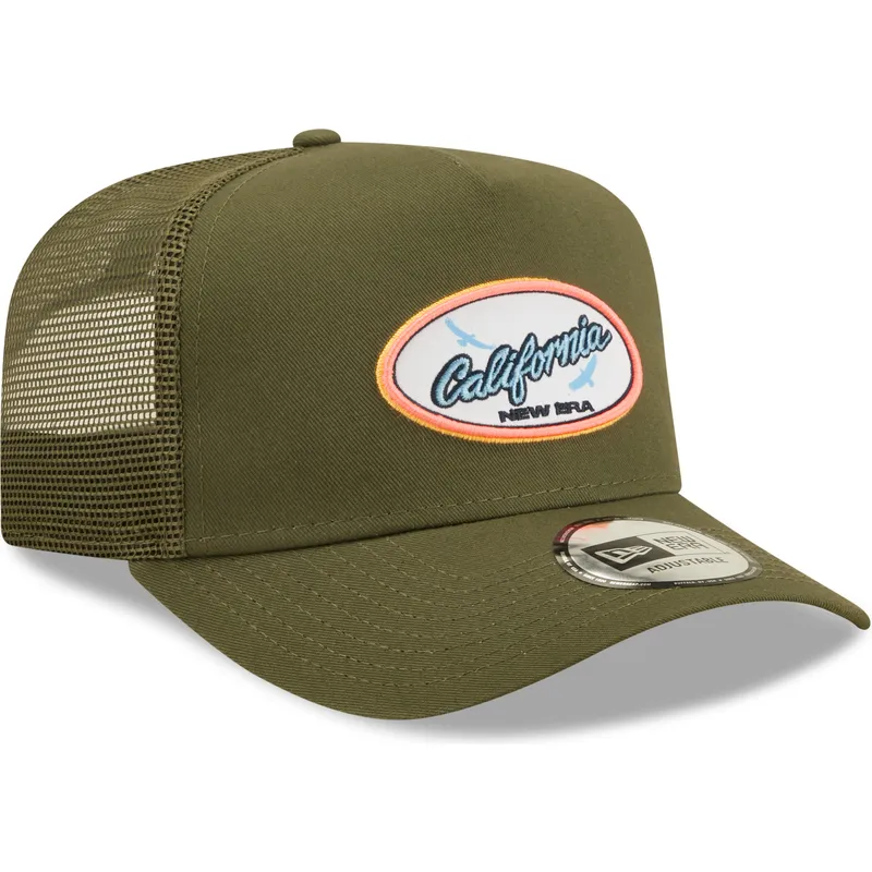 cappelli-curva-verde-snapback-a-frame-di-new-era