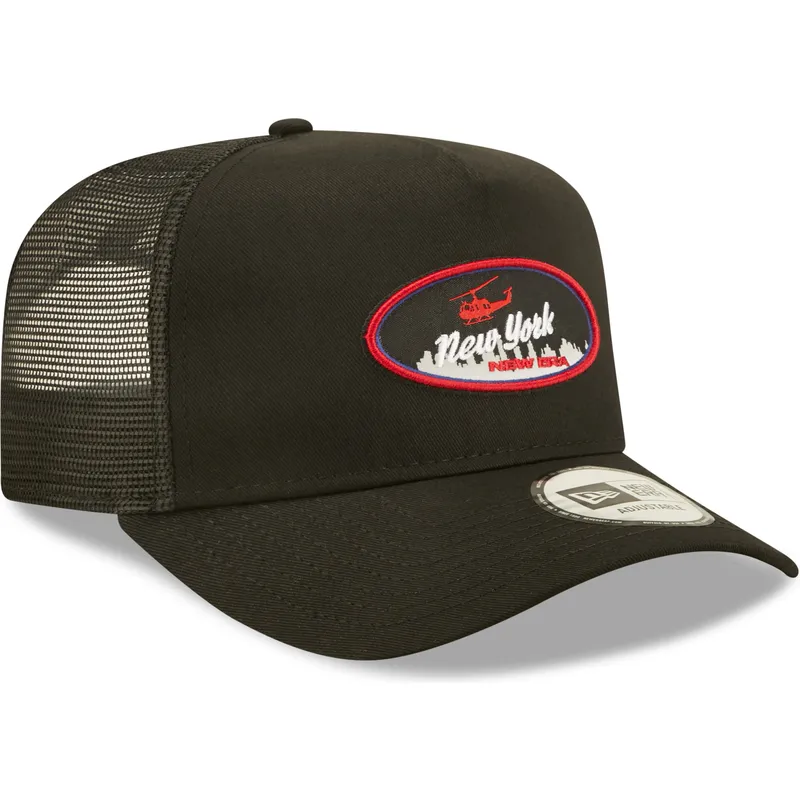 cappelli-curva-nero-snapback-a-frame-di-new-era