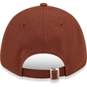 cappelli-curva-marrone-cinghia-regolabile-9forty-linen-dei-new-york-yankees-mlb-di-new-era