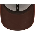 cappelli-curva-marrone-cinghia-regolabile-9forty-linen-dei-new-york-yankees-mlb-di-new-era