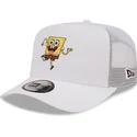cappellino-trucker-bianco-a-frame-di-spongebob-di-new-era