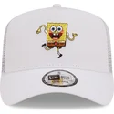 cappellino-trucker-bianco-a-frame-di-spongebob-di-new-era