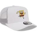 cappellino-trucker-bianco-a-frame-di-spongebob-di-new-era