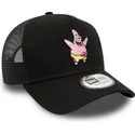 cappelli-curva-nero-snapback-a-frame-dei-patricio-estrella-bob-esponja-di-new-era