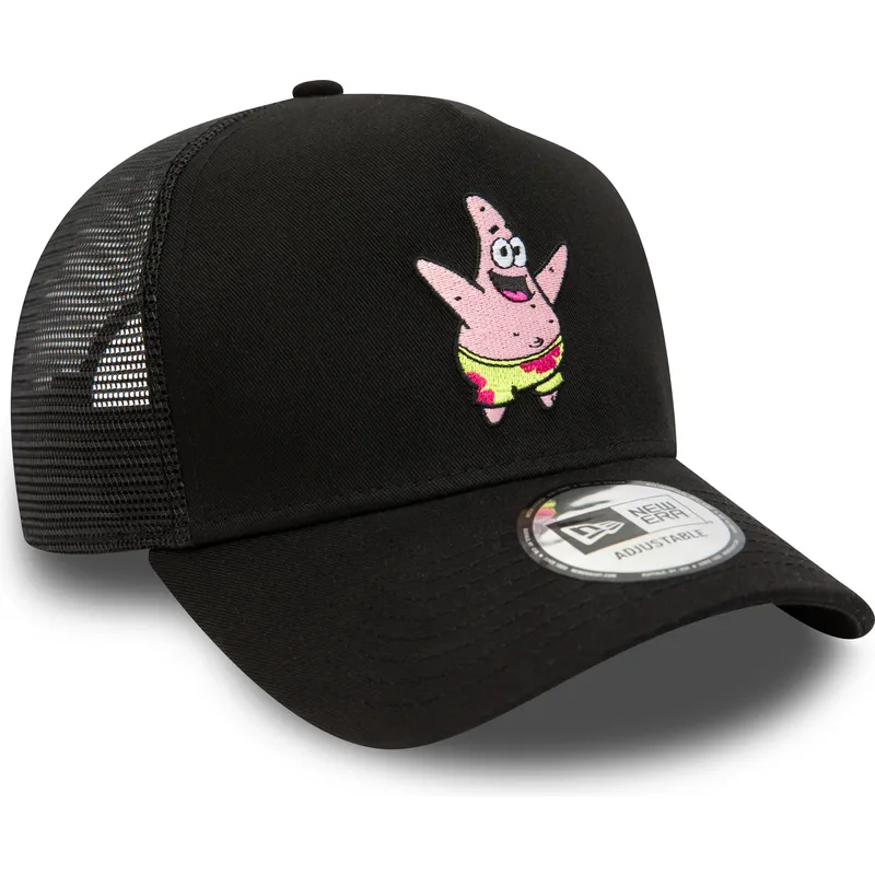 cappelli-curva-nero-snapback-a-frame-dei-patricio-estrella-bob-esponja-di-new-era