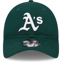 cappelli-curva-verde-cinghia-regolabile-9twenty-league-essential-dei-oakland-athletics-mlb-di-new-era