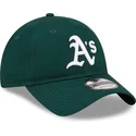 cappelli-curva-verde-cinghia-regolabile-9twenty-league-essential-dei-oakland-athletics-mlb-di-new-era