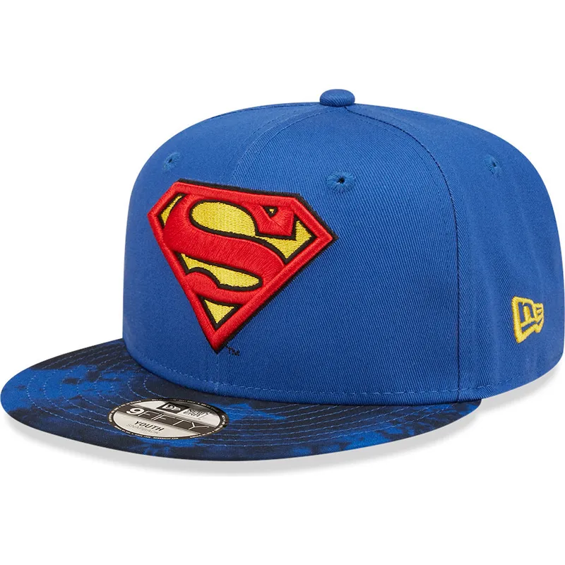cappelli-piatta-blu-snapback-per-bambino-9fifty-dei-superman-dc-comics-di-new-era cappelli-piatta-blu-snapback-per-bambino-9fifty-dei-superman-dc-comics-di-new-era