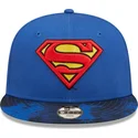 cappelli-piatta-blu-snapback-per-bambino-9fifty-dei-superman-dc-comics-di-new-era