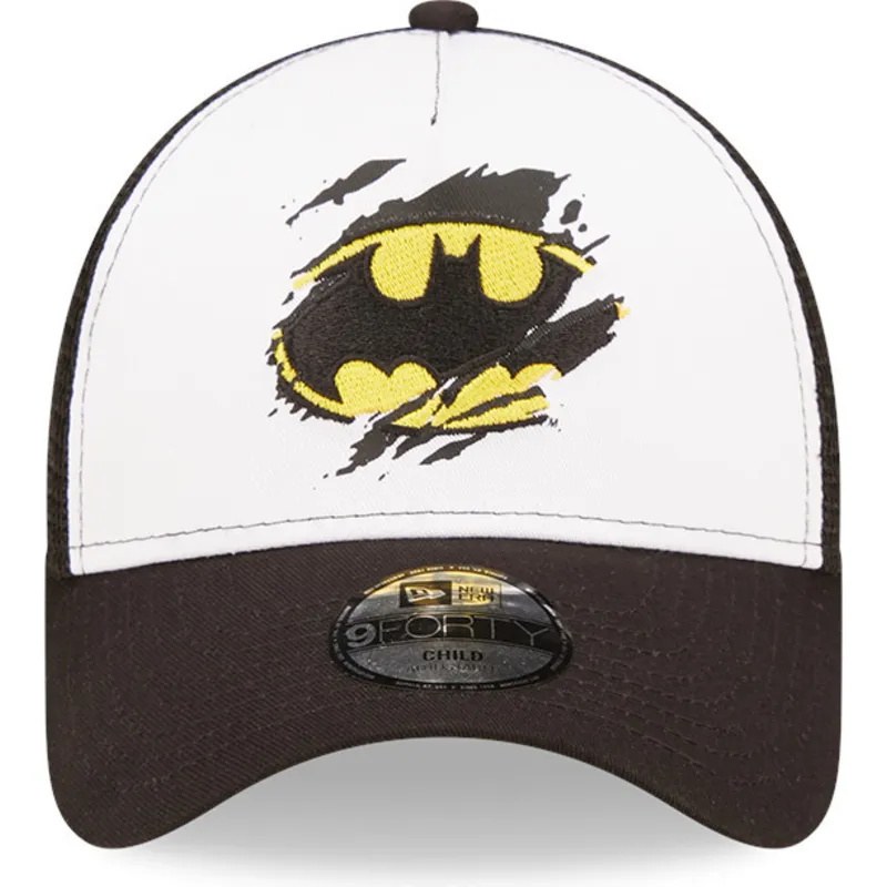 cappelli-curva-nero-snapback-per-bambino-a-frame-dei-batman-dc-comics-di-new-era