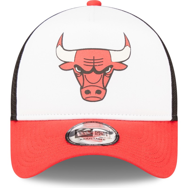 new-era-a-frame-team-colour-chicago-bulls-nba-white-black-and-red-trucker-hat