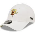 cappelli-curva-bianco-cinghia-regolabile-9forty-dei-bob-esponja-di-new-era