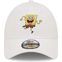 cappelli-curva-bianco-cinghia-regolabile-9forty-dei-bob-esponja-di-new-era