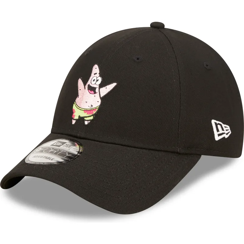 cappelli-curva-nero-cinghia-regolabile-9forty-dei-patricio-estrella-bob-esponja-di-new-era