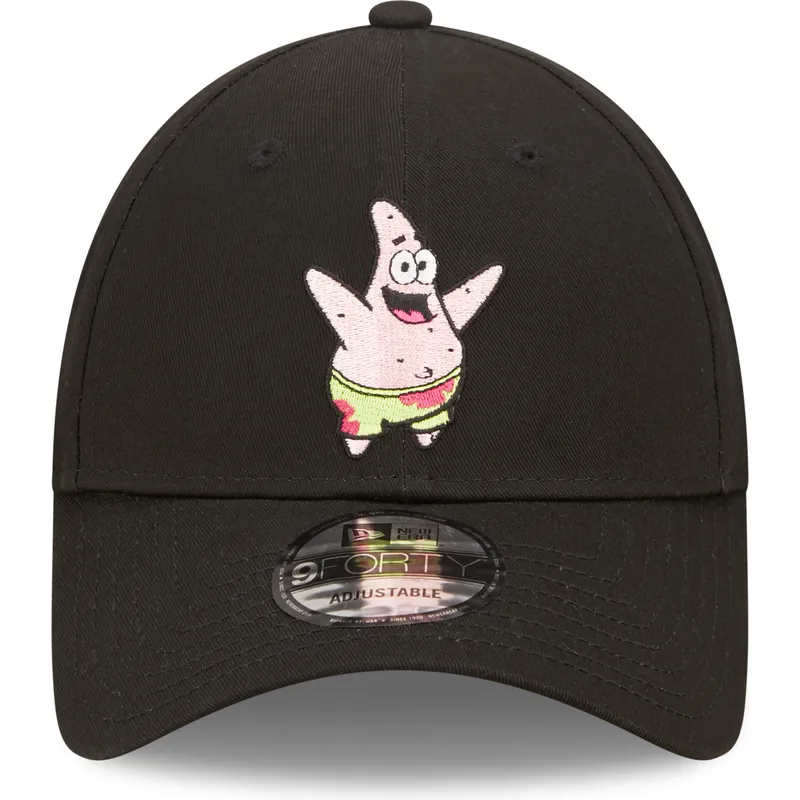 cappelli-curva-nero-cinghia-regolabile-9forty-dei-patricio-estrella-bob-esponja-di-new-era