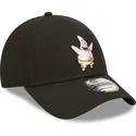 cappelli-curva-nero-cinghia-regolabile-9forty-dei-patricio-estrella-bob-esponja-di-new-era