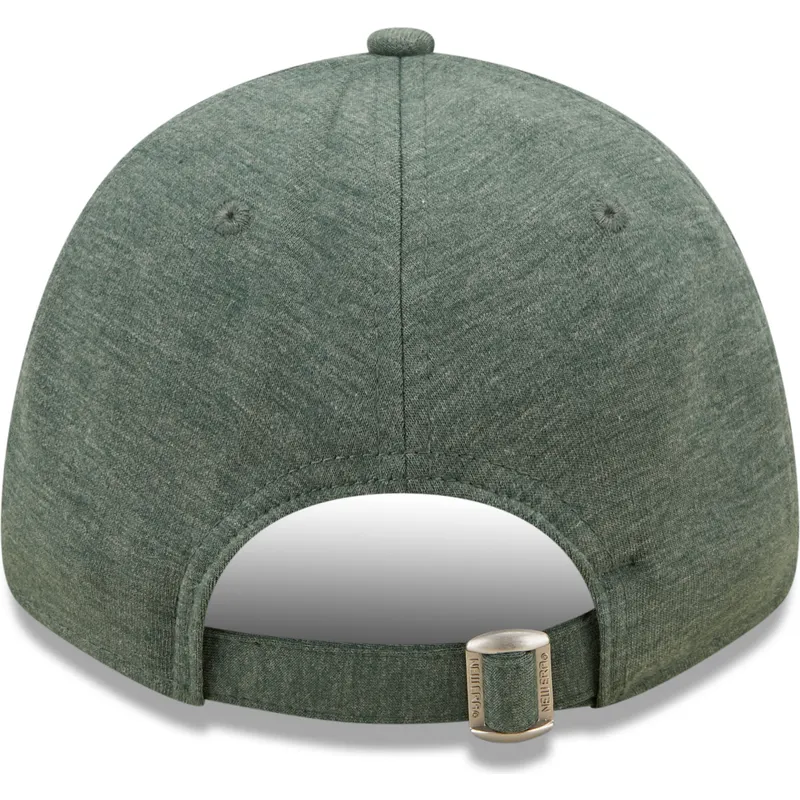 cappelli-curva-verde-cinghia-regolabile-9forty-jersey-essential-dei-new-york-yankees-mlb-di-new-era