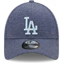 cappelli-curva-blu-marino-cinghia-regolabile-9forty-jersey-essential-dei-los-angeles-dodgers-mlb-di-new-era